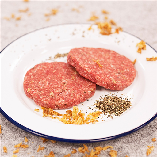 Caramelised Onion & Black Pepper Pork Burger (Pack 2)