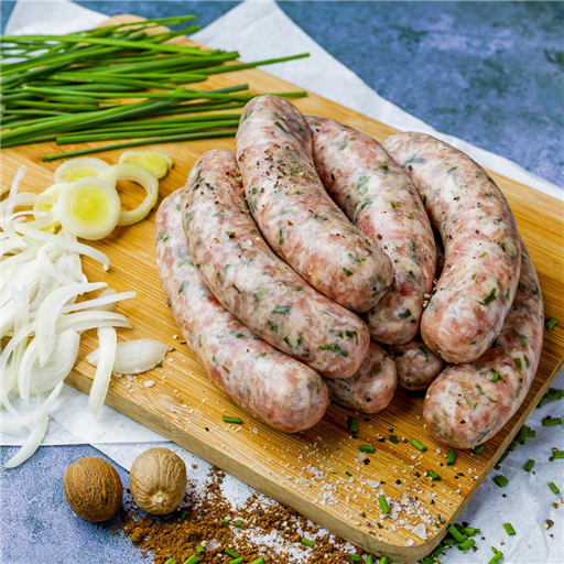 Pork & Chive (6 Pack Thin) G/Free Supplied Frozen