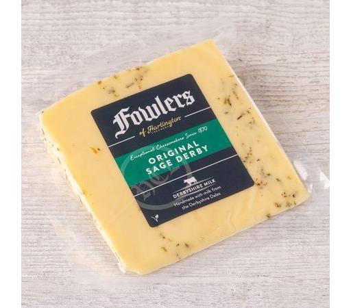 Fowlers Original Sage Derby 160g wedge