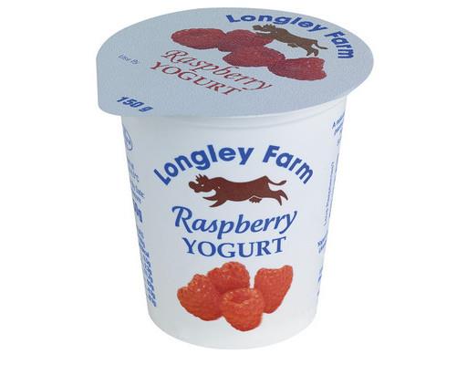 Longley Farm Yoghurt - Raspberry 150g