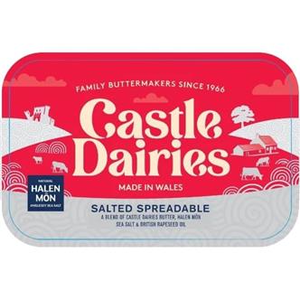 Castle Dairies Halen Môn Sea Salted Spreadable Butter 250g