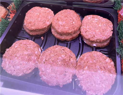 Pork & Apple Burgers 114g (2 Pack) Supplied Frozen