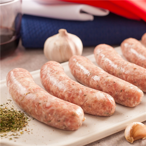Lamb, Garlic & Rosemary Sausage Thin