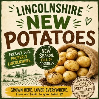 Lincolnshire New Potatoes