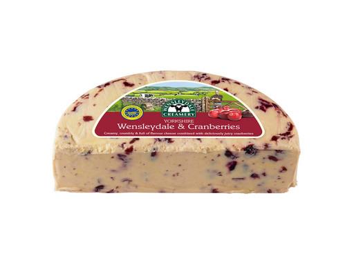 Wensleydale & Cranberry from Hawes 160g approx