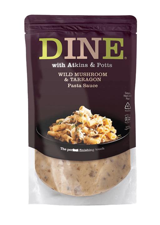 DINE Wild Mushroom & Tarragon Pasta Sauce