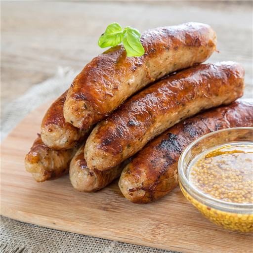 Honey & Mustard Pork Sausage (4 Pack) Supplied Frozen