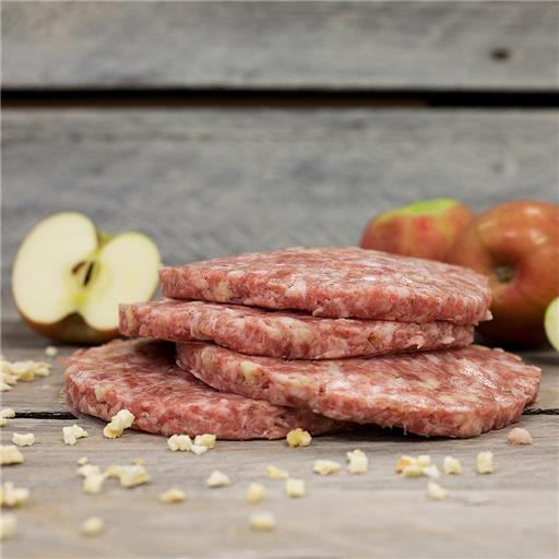 Pork & Apple Burgers 114g (G/FREE)