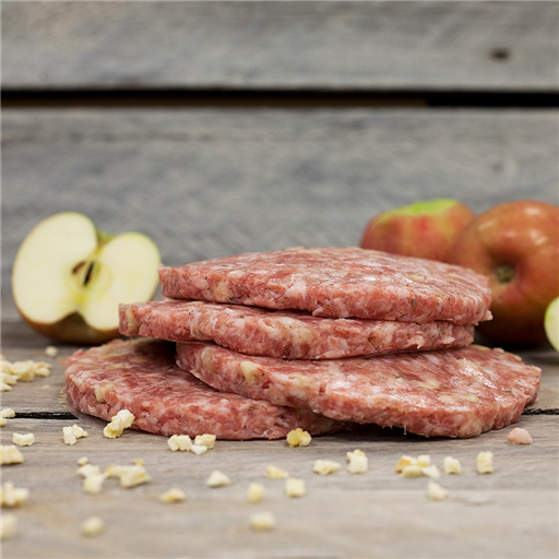 Pork & Apple Burgers 114g (G/FREE)