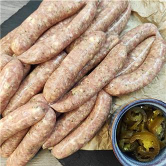 Pork, Jalapeno & Smoked Cheddar Sausage (4 Pack) Supplied Frozen