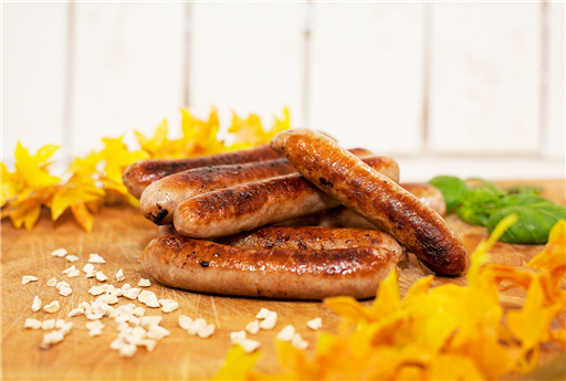 6 X Pork & Chestnut Sausage (Thick) XMAS