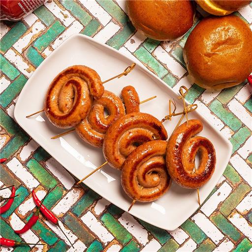 Sriracha Pork Sausage (4 Pack) Supplied Frozen