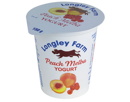 Longley Farm Yoghurt - Peach Melba 150g