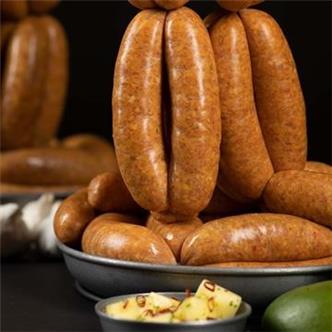 Pork, Spiced Mango, Lime & Coconut Sausage 4 Pack (supplied frozen)