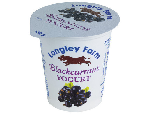 Longley Farm Yoghurt - Blackcurrant 150g