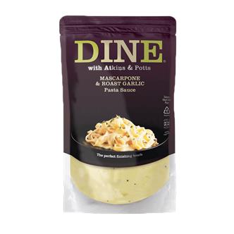 DINE Mascarpone & Roast Garlic Pasta Sauce