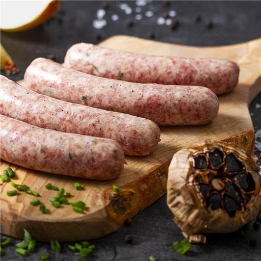 Pork Sausage with Black Garlic (4 pack) Supplied Frozen