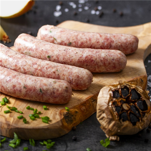 Pork Sausage with Black Garlic (G/Free) (Thin Link)