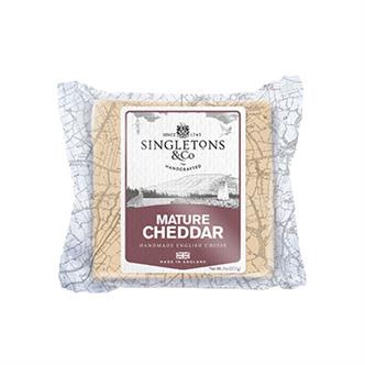 Singletons Mature White Cheddar 200g