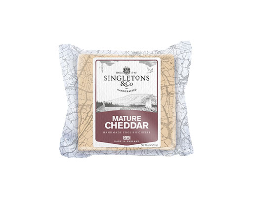 Singletons Mature White Cheddar 200g