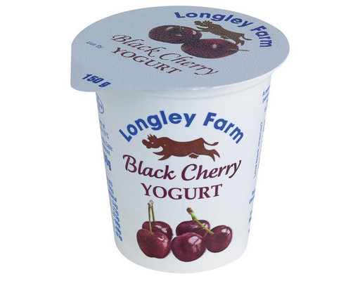 Longley Farm Yoghurt - Black Cherry 150g