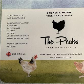 6 Free Range Eggs